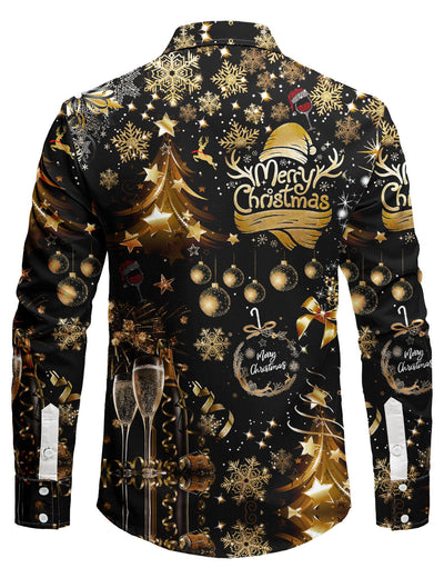 Chemise à manches longues avec imprimé de Noël