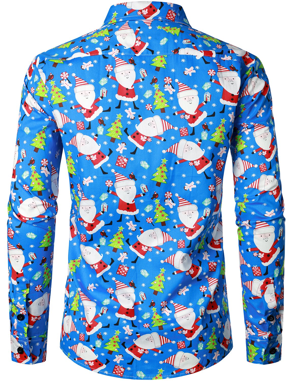 Chemise de Noël à manches longues en coton