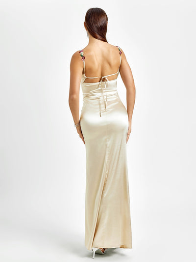 Pixie™ | Robe longue en satin
