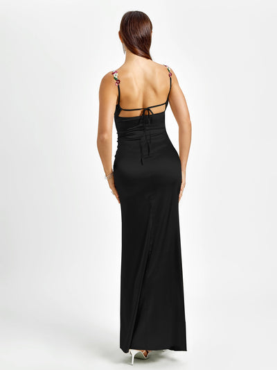 Pixie™ | Robe longue en satin