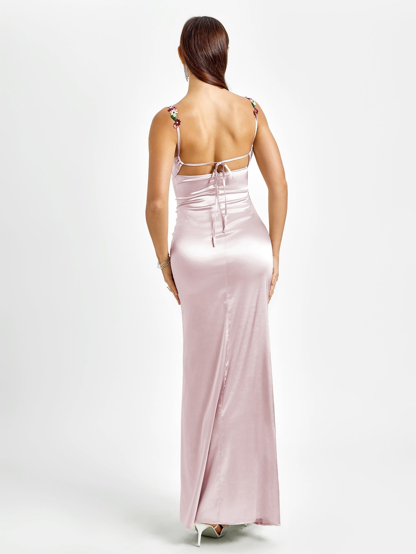 Pixie™ | Robe longue en satin