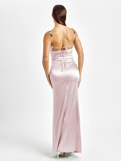 Pixie™ | Robe longue en satin