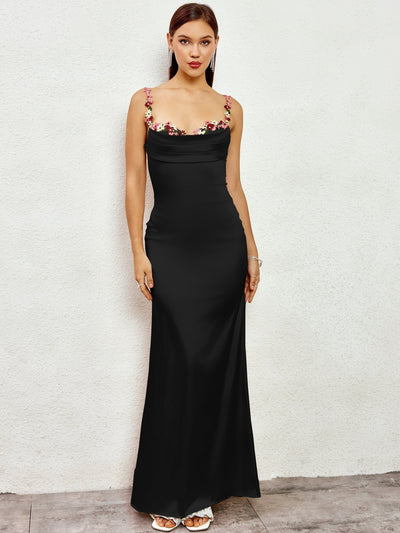 Pixie™ | Robe longue en satin