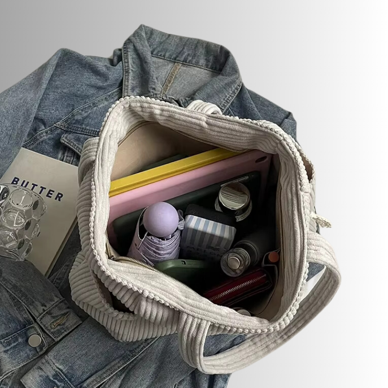 Juni™ | Sac en velours côtelé
