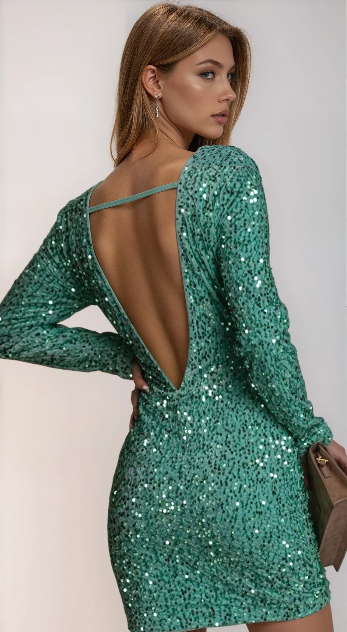 Inari | Robe courte à paillettes