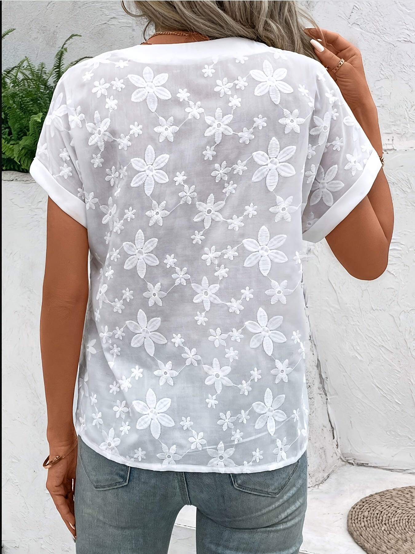 Signe™ | Blouse élégante blanche
