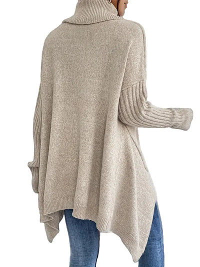 Léa – Pull col roulé élégant