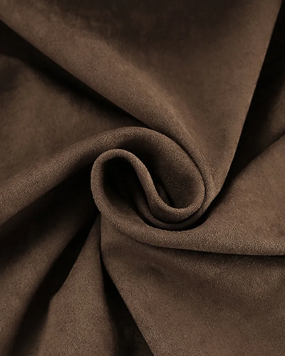 Claire™ | Manteau vintage en suédine à lacets