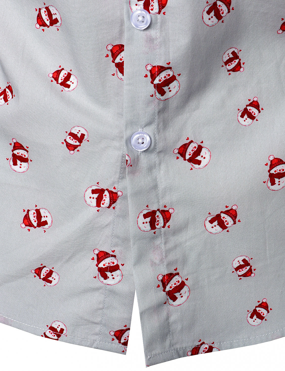 Chemise de Noël à manches longues en coton