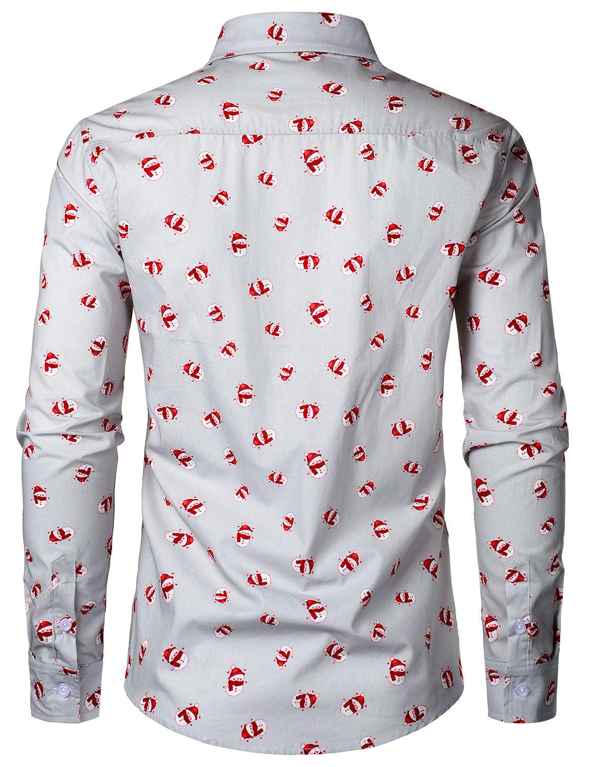 Chemise de Noël à manches longues en coton