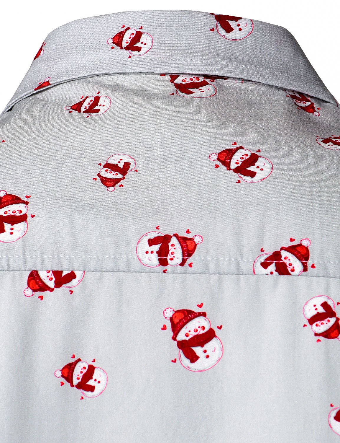 Chemise de Noël à manches longues en coton