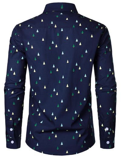 Chemise de Noël à manches longues en coton