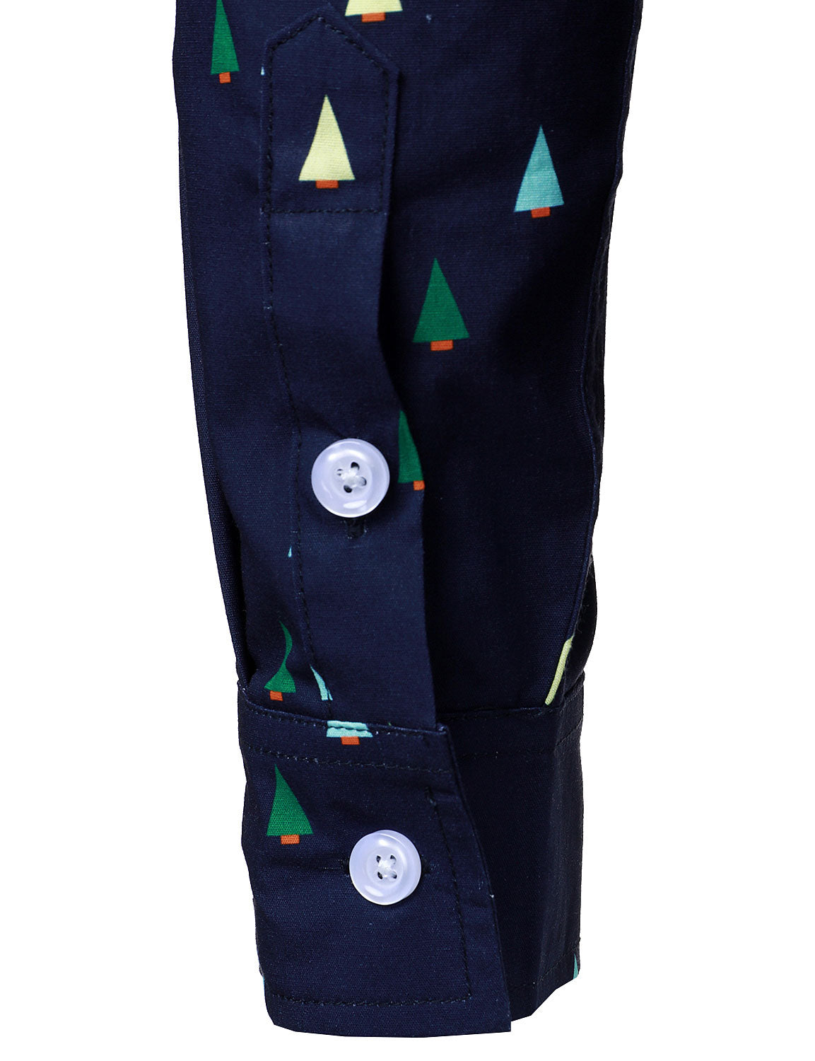 Chemise de Noël à manches longues en coton