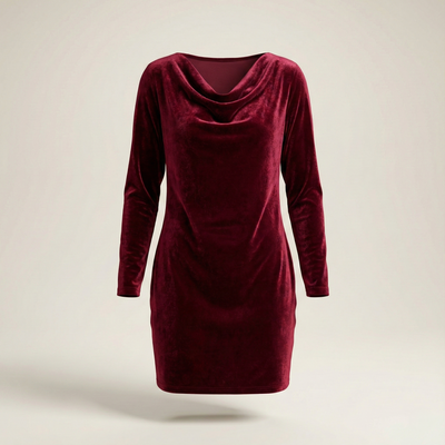 Alix | Robe en Velours Élégant