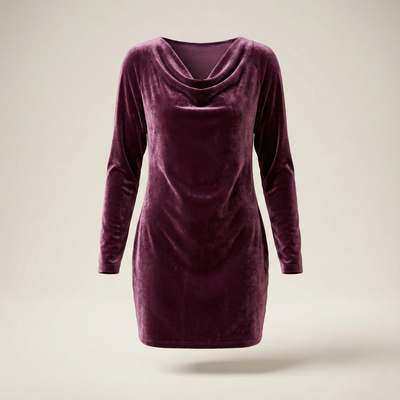 Alix | Robe en Velours Élégant