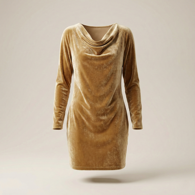 Alix | Robe en Velours Élégant