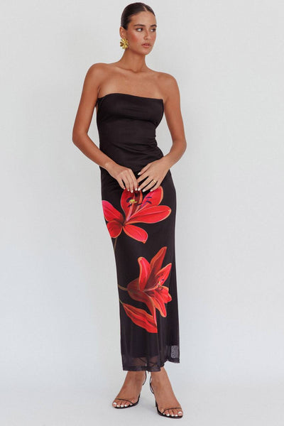 Svala™ | Robe fleurie sans bretelles