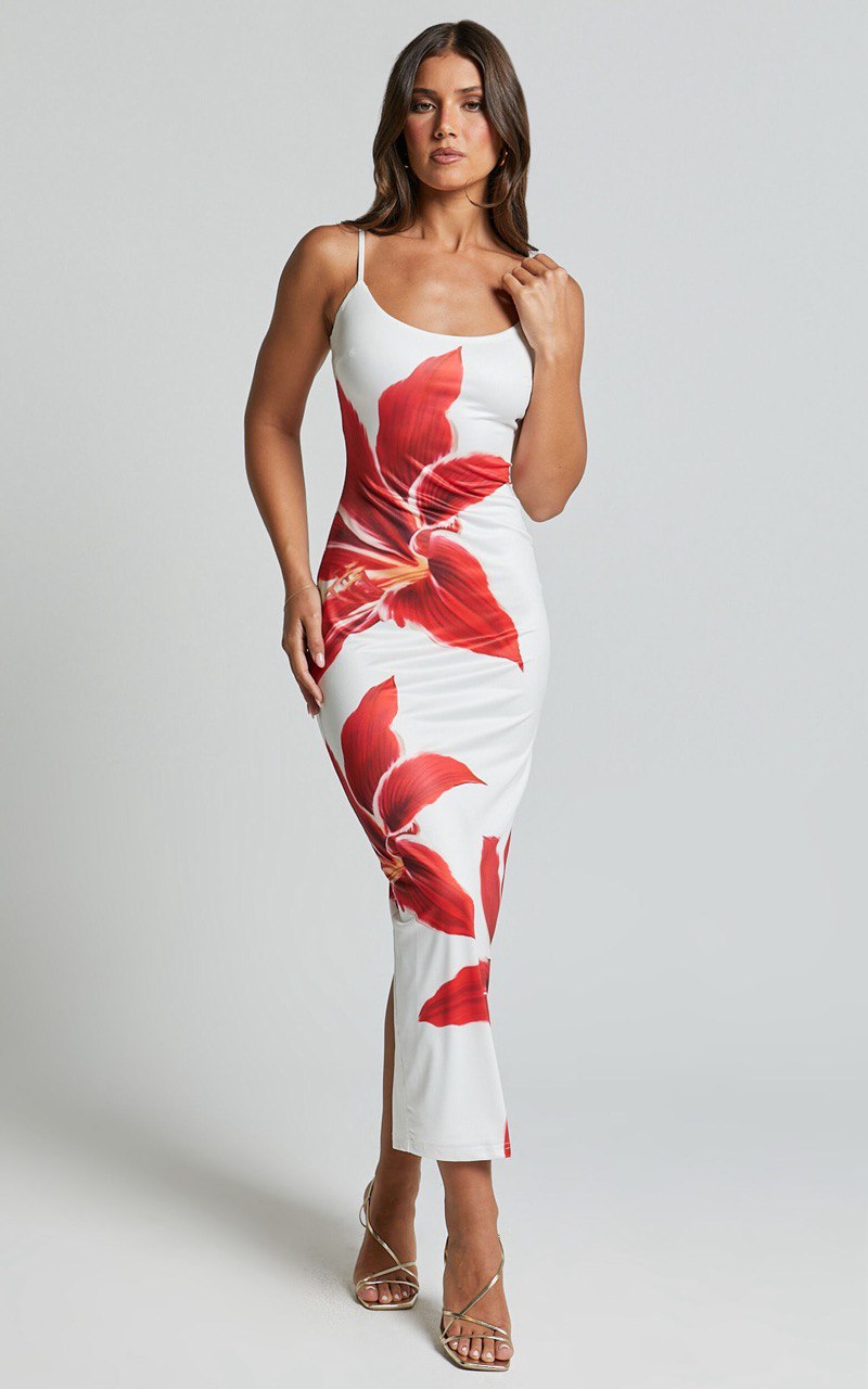 Iselin™ | Robe midi à fleurs