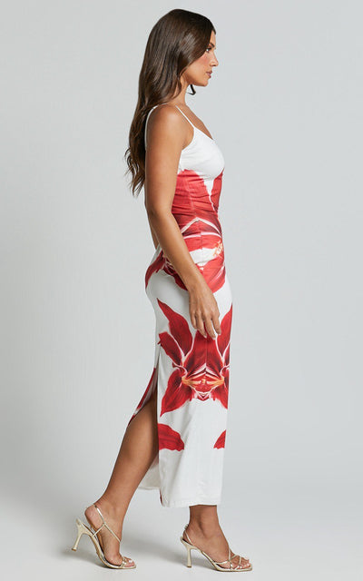 Iselin™ | Robe midi à fleurs