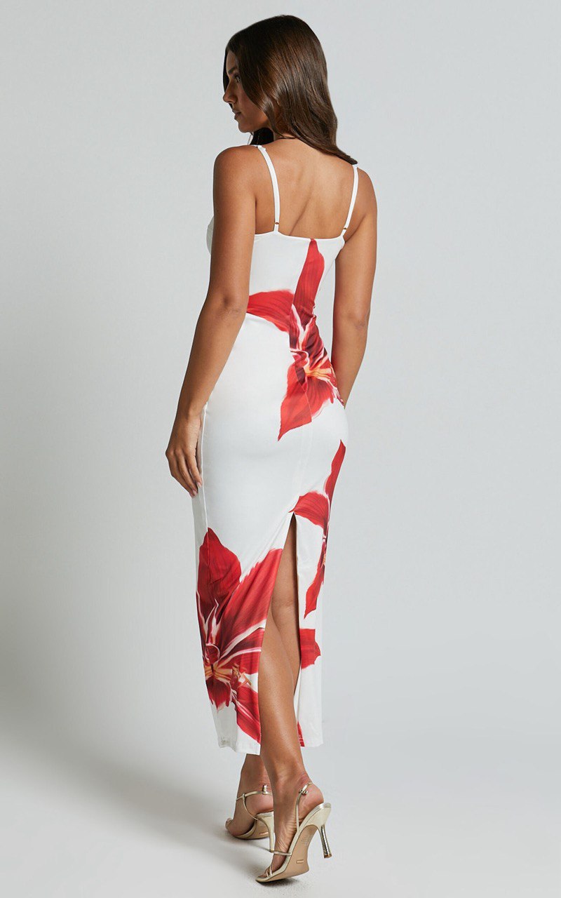 Iselin™ | Robe midi à fleurs
