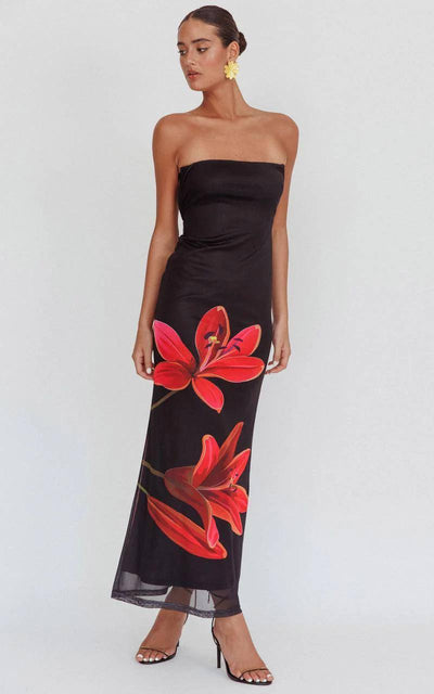 Svala™ | Robe fleurie sans bretelles
