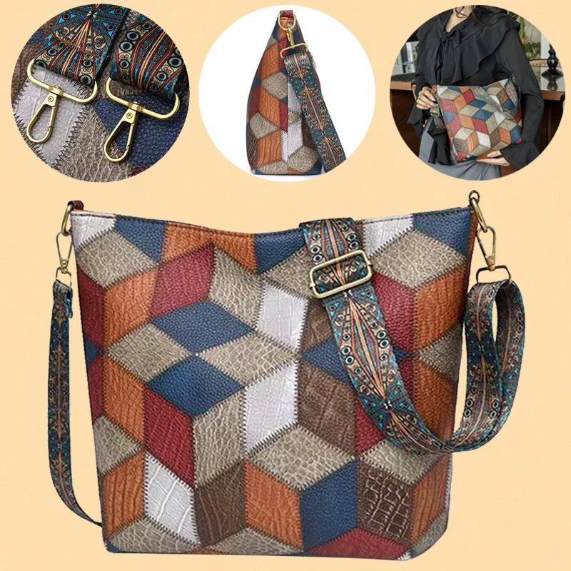 Charlotte™ | Sac à main à motif mosaïque