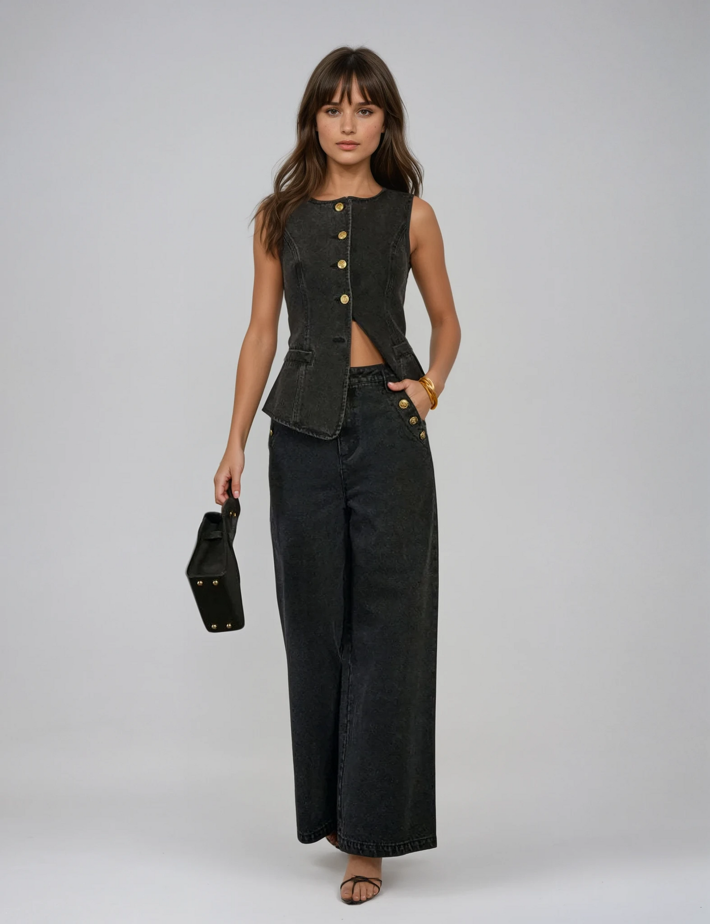 Felicia™ | Ensemble en denim élégant