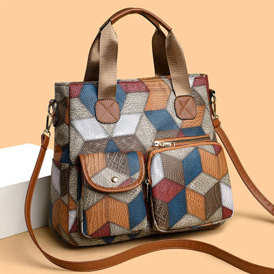 Charlotte™ | Sac à main à motif mosaïque