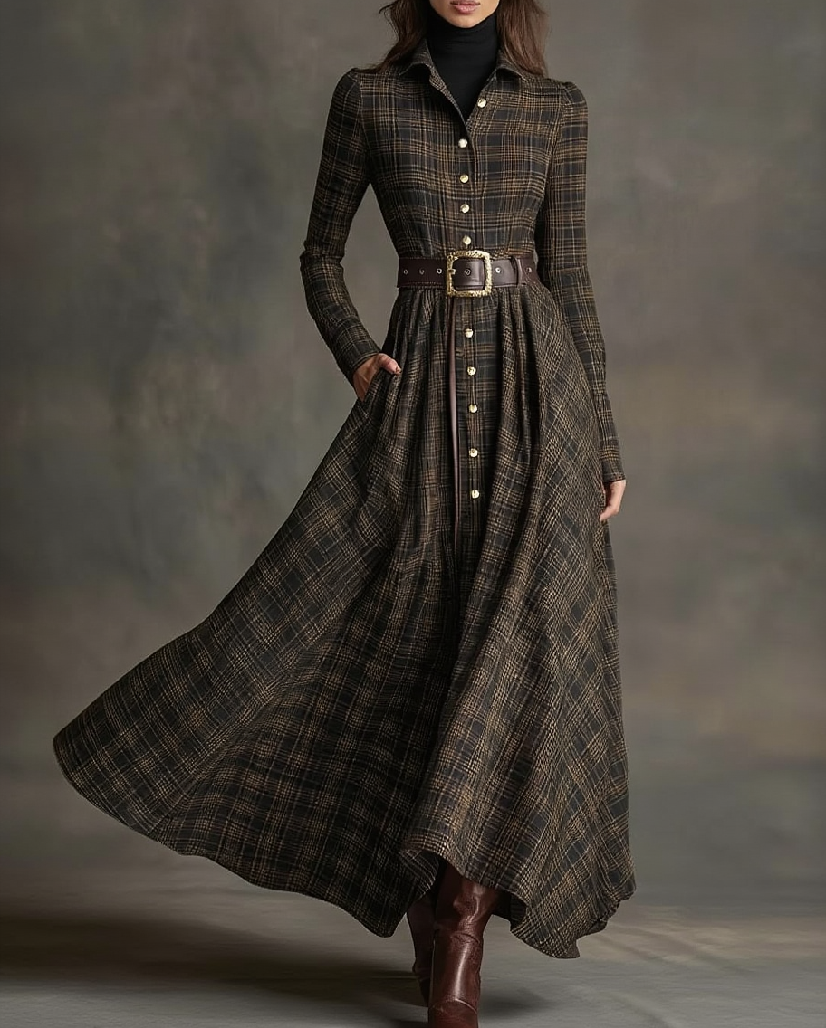 Bérénice | Robe Maxi d’Inspiration Vintage