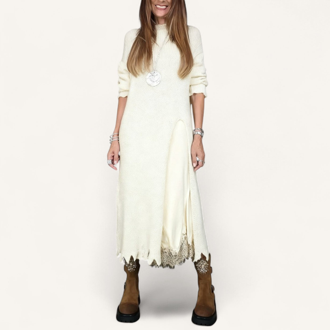 Hélène | Ensemble Maille & Robe