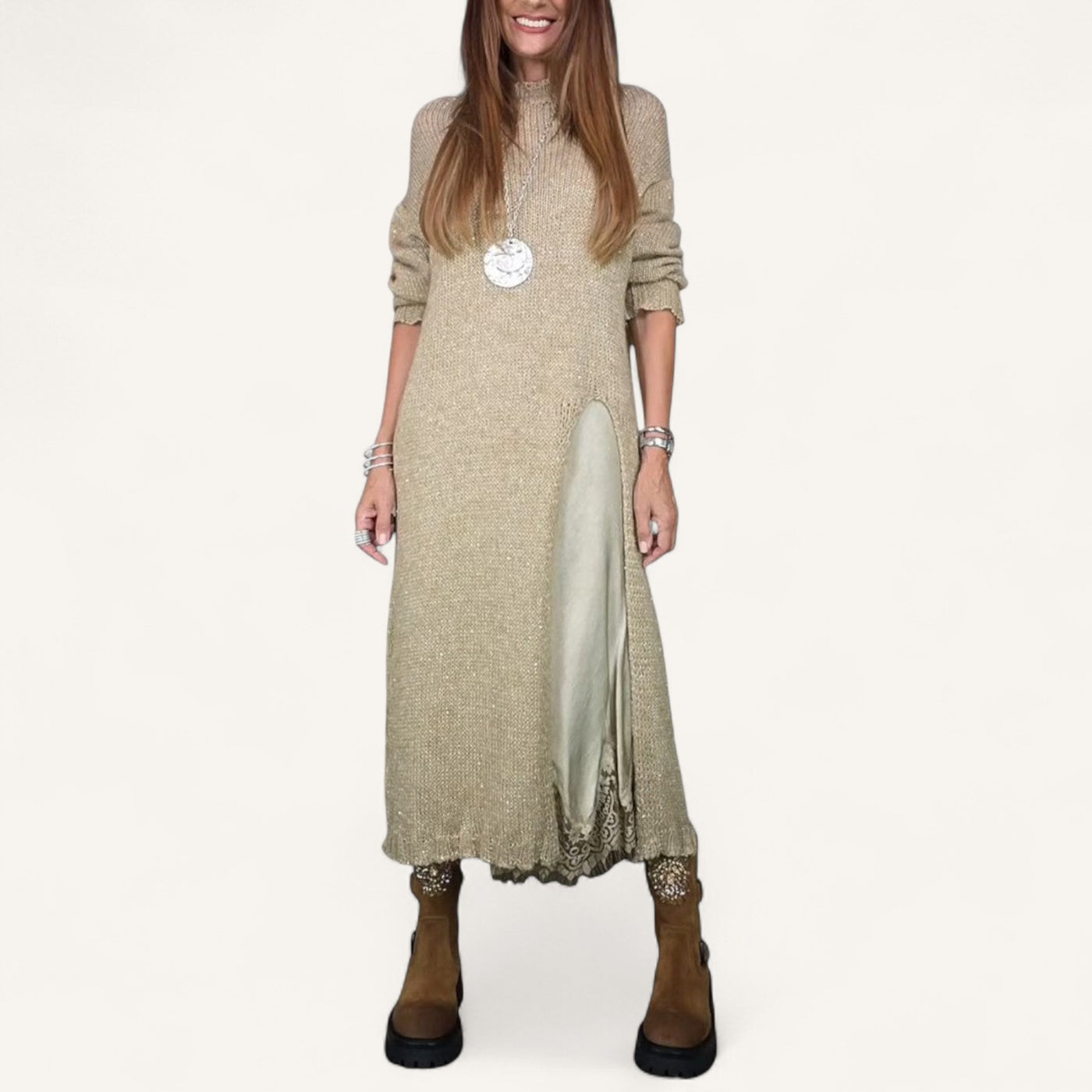 Hélène | Ensemble Maille & Robe